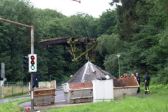 Abriss Brücke Uelfebad 2008